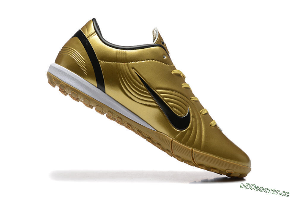 Men's Nike Air Zoom Mercurial Vapor 1 Elite TF Artificial Turf Low-Tops Football Shoes - Gold/Black/White 7