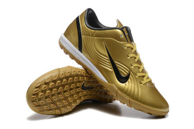 Men's Nike Air Zoom Mercurial Vapor 1 Elite TF Artificial Turf Low-Tops Football Shoes - Gold/Black/White