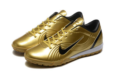 Men's Nike Air Zoom Mercurial Vapor 1 Elite TF Artificial Turf Low-Tops Football Shoes - Gold/Black/White