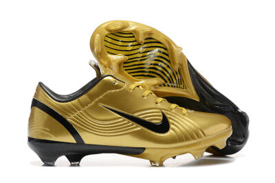 Men's Nike Air Zoom Mercurial Vapor 1 Elite FG Firm Ground Low-Tops Football Boots - Gold/Black