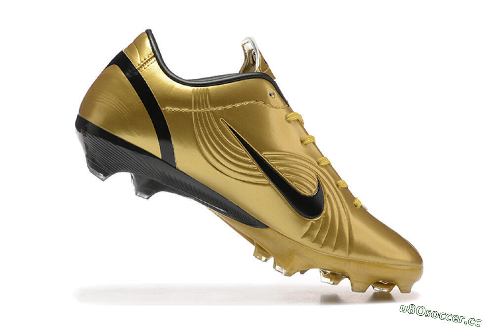 Men's Nike Air Zoom Mercurial Vapor 1 Elite FG Firm Ground Low-Tops Football Boots - Gold/Black 7