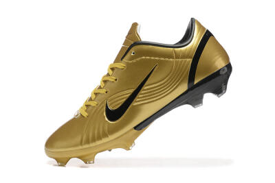 Men's Nike Air Zoom Mercurial Vapor 1 Elite FG Firm Ground Low-Tops Football Boots - Gold/Black