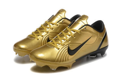 Men's Nike Air Zoom Mercurial Vapor 1 Elite FG Firm Ground Low-Tops Football Boots - Gold/Black