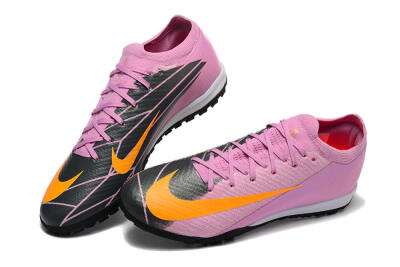 Men's Nike Air Zoom Mercurial Vapor 16 Elite TF Artificial Turf Low-Tops Football Shoes - Pink/Yellow/Black