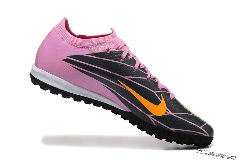 Men's Nike Air Zoom Mercurial Vapor 16 Elite TF Artificial Turf Low-Tops Football Shoes - Pink/Yellow/Black 7