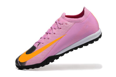 Men's Nike Air Zoom Mercurial Vapor 16 Elite TF Artificial Turf Low-Tops Football Shoes - Pink/Yellow/Black