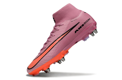 Men's Nike Air Zoom Mercurial Superfly 10 Elite SG Soft Ground High-Tops Football Boots - Red/Black