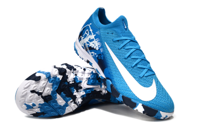 Unisex Nike Air Zoom Mercurial Vapor 16 Elite TF Artificial Turf Low-Tops Football Shoes - Blue/White/Black