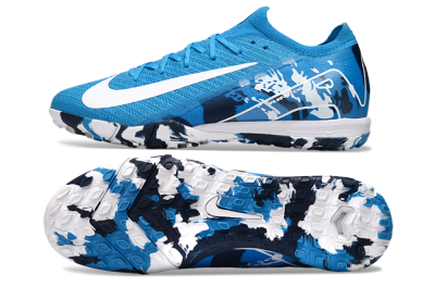 Unisex Nike Air Zoom Mercurial Vapor 16 Elite TF Artificial Turf Low-Tops Football Shoes - Blue/White/Black