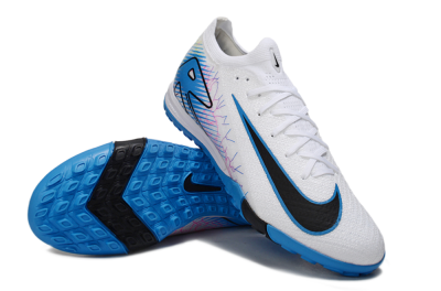Unisex Nike Air Zoom Mercurial Vapor 16 Elite TF Artificial Turf Low-Tops Football Shoes - White/Blue/Black