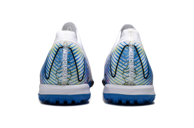 Unisex Nike Air Zoom Mercurial Vapor 16 Elite TF Artificial Turf Low-Tops Football Shoes - White/Blue/Black
