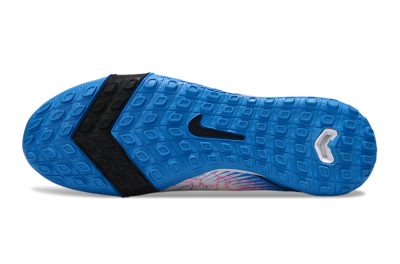 Unisex Nike Air Zoom Mercurial Vapor 16 Elite TF Artificial Turf Low-Tops Football Shoes - White/Blue/Black