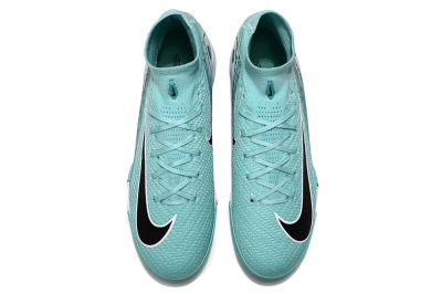 Unisex Nike Air Zoom Mercurial Superfly 10 Elite TF Artificial Turf High-Tops Football Shoes - Jade/Black/White