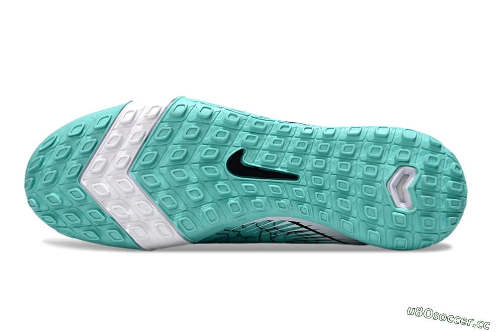 Unisex Nike Air Zoom Mercurial Superfly 10 Elite TF Artificial Turf High-Tops Football Shoes - Jade/Black/White 6