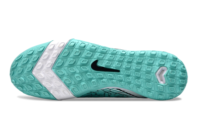 Unisex Nike Air Zoom Mercurial Superfly 10 Elite TF Artificial Turf High-Tops Football Shoes - Jade/Black/White