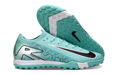 Unisex Nike Air Zoom Mercurial Vapor 16 Elite TF Artificial Turf Low-Tops Football Shoes - Jade/Black/White