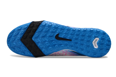 Unisex Nike Air Zoom Mercurial Superfly 10 Elite TF Artificial Turf High-Tops Football Shoes - White/Blue/Black