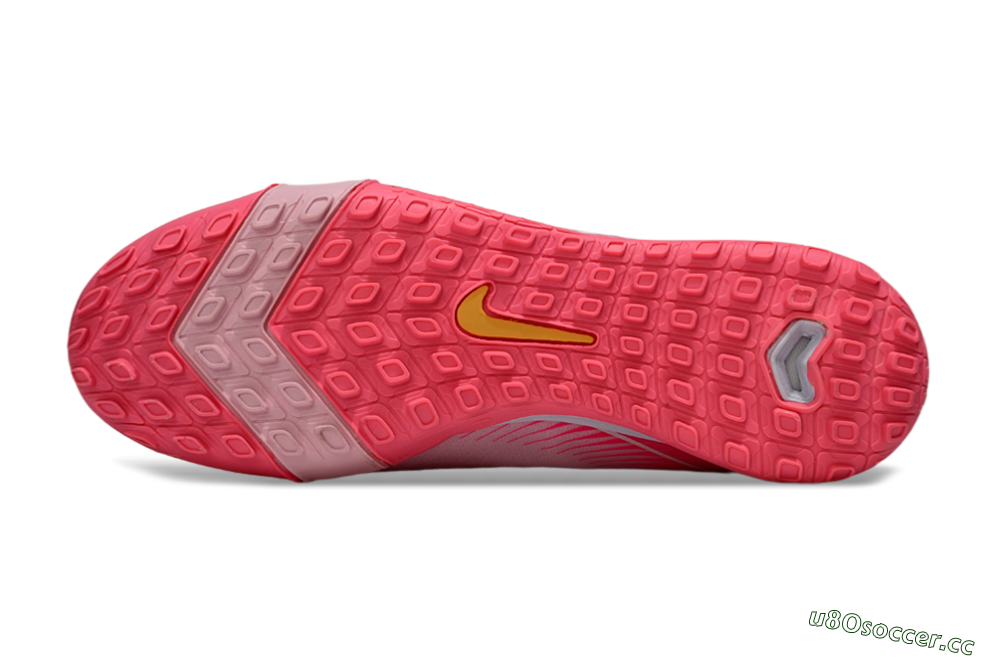 Unisex Nike Air Zoom Mercurial Superfly 10 Elite TF Artificial Turf High-Tops Football Shoes - Pink/Red/Gold 6