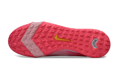 Unisex Nike Air Zoom Mercurial Superfly 10 Elite TF Artificial Turf High-Tops Football Shoes - Pink/Red/Gold