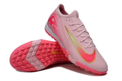 Unisex Nike Air Zoom Mercurial Vapor 16 Elite TF Artificial Turf Low-Tops Football Shoes - Pink/Gold/White
