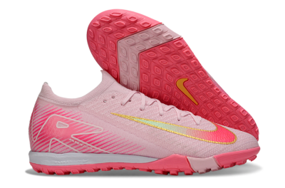 Unisex Nike Air Zoom Mercurial Vapor 16 Elite TF Artificial Turf Low-Tops Football Shoes - Pink/Gold/White