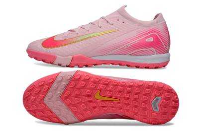 Unisex Nike Air Zoom Mercurial Vapor 16 Elite TF Artificial Turf Low-Tops Football Shoes - Pink/Gold/White