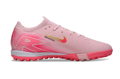 Unisex Nike Air Zoom Mercurial Vapor 16 Elite TF Artificial Turf Low-Tops Football Shoes - Pink/Gold/White