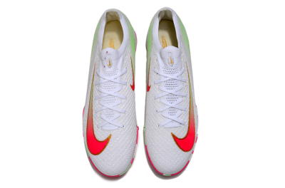 Unisex Nike Air Zoom Mercurial Vapor 16 Elite TF Artificial Turf Low-Tops Football Shoes - White/Red/Gold