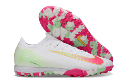 Unisex Nike Air Zoom Mercurial Vapor 16 Elite TF Artificial Turf Low-Tops Football Shoes - White/Red/Gold