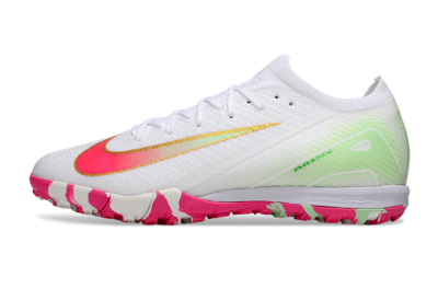 Unisex Nike Air Zoom Mercurial Vapor 16 Elite TF Artificial Turf Low-Tops Football Shoes - White/Red/Gold
