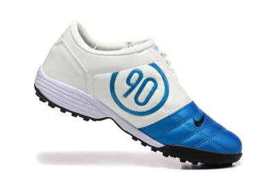 Men's Nike Total 90 III TF Artificial Turf Low-Tops Football Shoes - Blue/Black/White