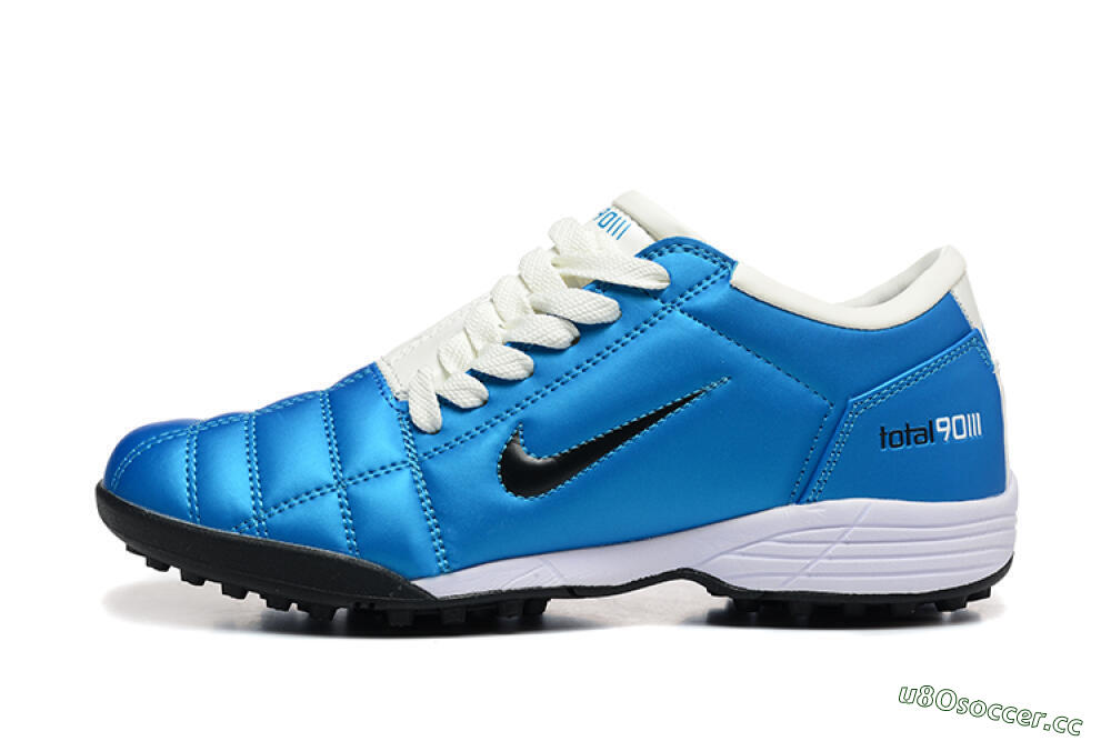 Men's Nike Total 90 III TF Artificial Turf Low-Tops Football Shoes - Blue/Black/White 0