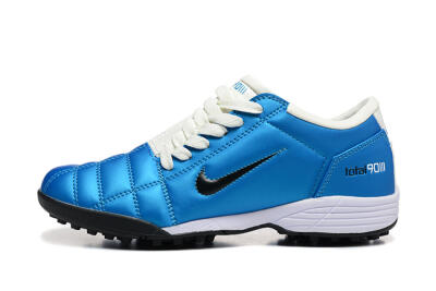 Men's Nike Total 90 III TF Artificial Turf Low-Tops Football Shoes - Blue/Black/White