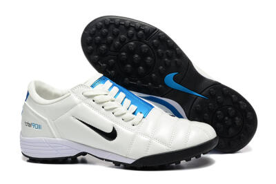 Men's Nike Total 90 III TF Artificial Turf Low-Tops Football Shoes - Beige/Black/Blue