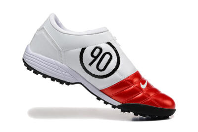 Men's Nike Total 90 III TF Artificial Turf Low-Tops Football Shoes - Red/White/Black