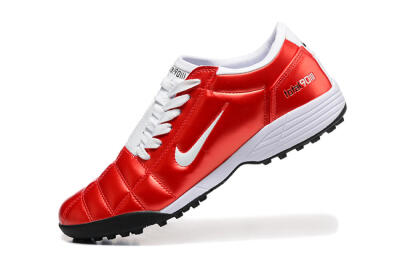 Men's Nike Total 90 III TF Artificial Turf Low-Tops Football Shoes - Red/White/Black