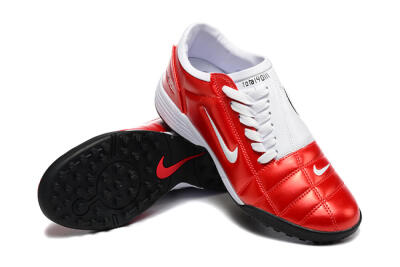 Men's Nike Total 90 III TF Artificial Turf Low-Tops Football Shoes - Red/White/Black