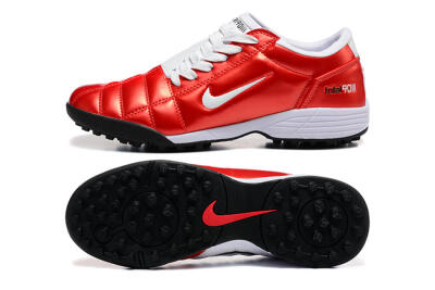 Men's Nike Total 90 III TF Artificial Turf Low-Tops Football Shoes - Red/White/Black