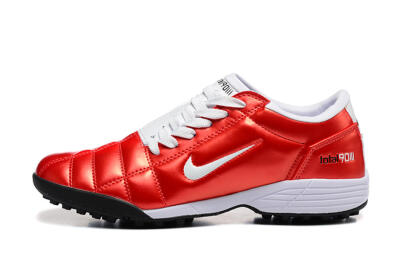 Men's Nike Total 90 III TF Artificial Turf Low-Tops Football Shoes - Red/White/Black