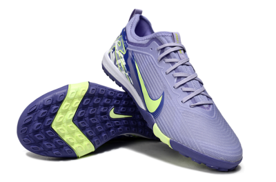 Unisex Nike Air Zoom Mercurial Vapor 16 Pro TF Artificial Turf Low-Tops Football Shoes - Purple/Yellow/White