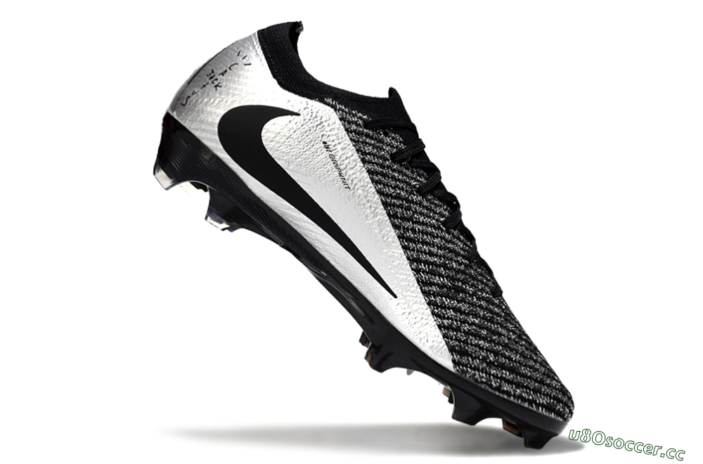 Unisex Nike Air Zoom Mercurial Vapor 16 Elite FG Firm Ground Low-Tops Football Boots - Black/Silver 4