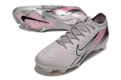 Unisex Nike Air Zoom Mercurial Vapor 16 Elite FG Firm Ground Low-Tops Football Boots - Silver/Pink/Black
