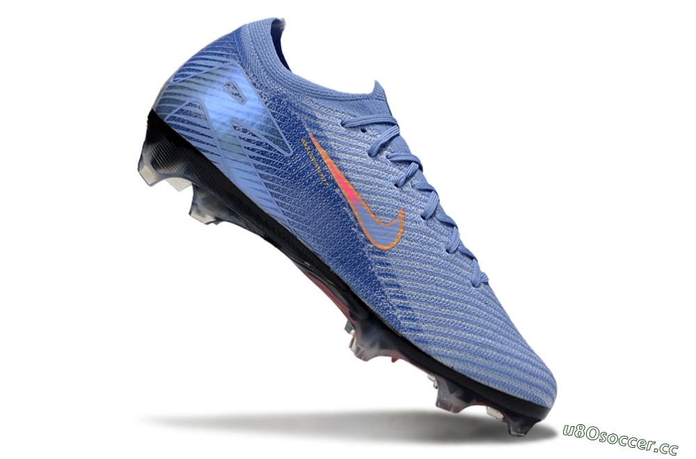 Unisex Nike Air Zoom Mercurial Vapor 16 Elite FG Firm Ground Low-Tops Football Boots - Blue/Pink/Gold 4