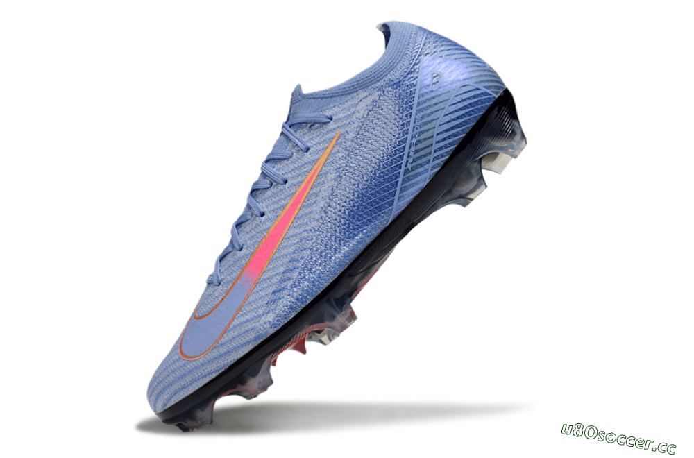 Unisex Nike Air Zoom Mercurial Vapor 16 Elite FG Firm Ground Low-Tops Football Boots - Blue/Pink/Gold 5
