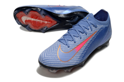 Unisex Nike Air Zoom Mercurial Vapor 16 Elite FG Firm Ground Low-Tops Football Boots - Blue/Pink/Gold