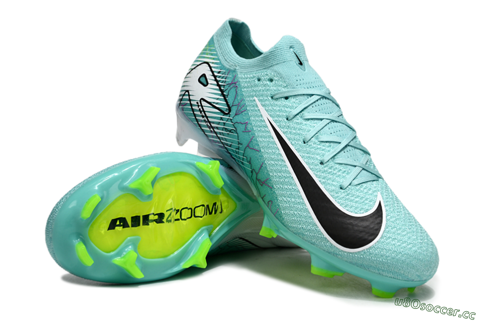 Unisex Nike Air Zoom Mercurial Vapor 16 Elite FG Firm Ground Low-Tops Football Boots - Blue/Black/White 3