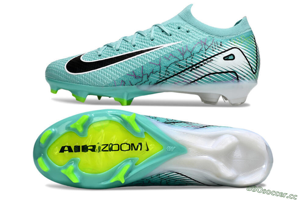 Unisex Nike Air Zoom Mercurial Vapor 16 Elite FG Firm Ground Low-Tops Football Boots - Blue/Black/White 1