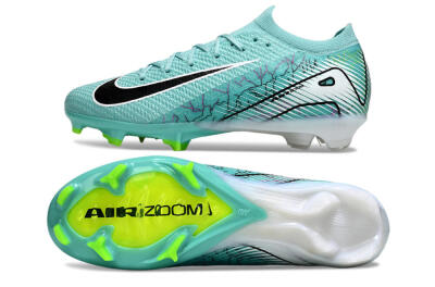 Unisex Nike Air Zoom Mercurial Vapor 16 Elite FG Firm Ground Low-Tops Football Boots - Blue/Black/White