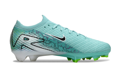 Unisex Nike Air Zoom Mercurial Vapor 16 Elite FG Firm Ground Low-Tops Football Boots - Blue/Black/White