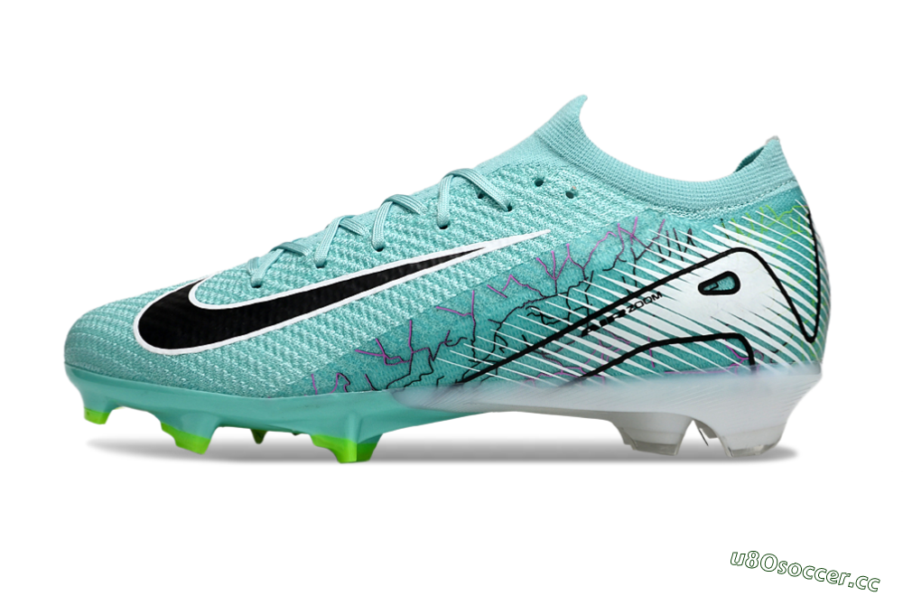 Unisex Nike Air Zoom Mercurial Vapor 16 Elite FG Firm Ground Low-Tops Football Boots - Blue/Black/White 0